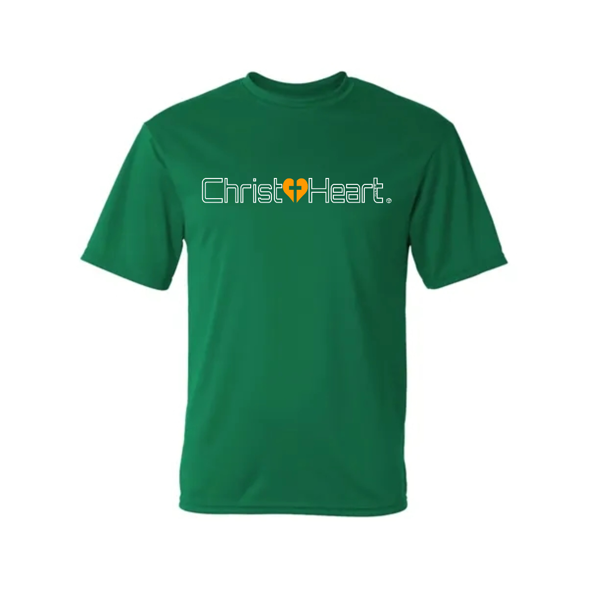 T-shirt / Christ+Heart White Outline Performance - T-shirt / Christ+Heart White Outline Performance - Image 5 of 6