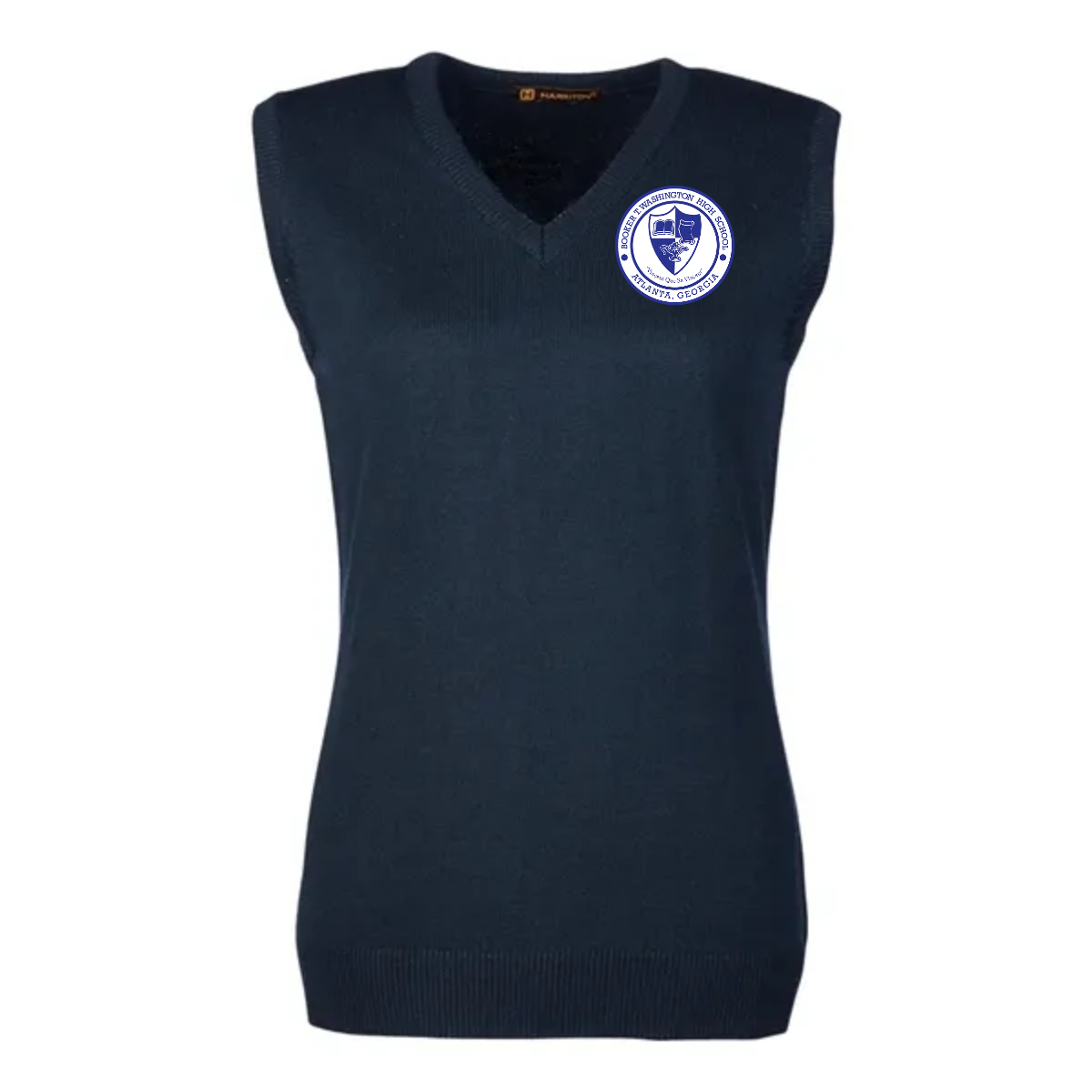 Harriton Women's Pilbloc™ V-Neck Sweater Vest - Harriton Women's Pilbloc™ V-Neck Sweater Vest - Image 1 of 3