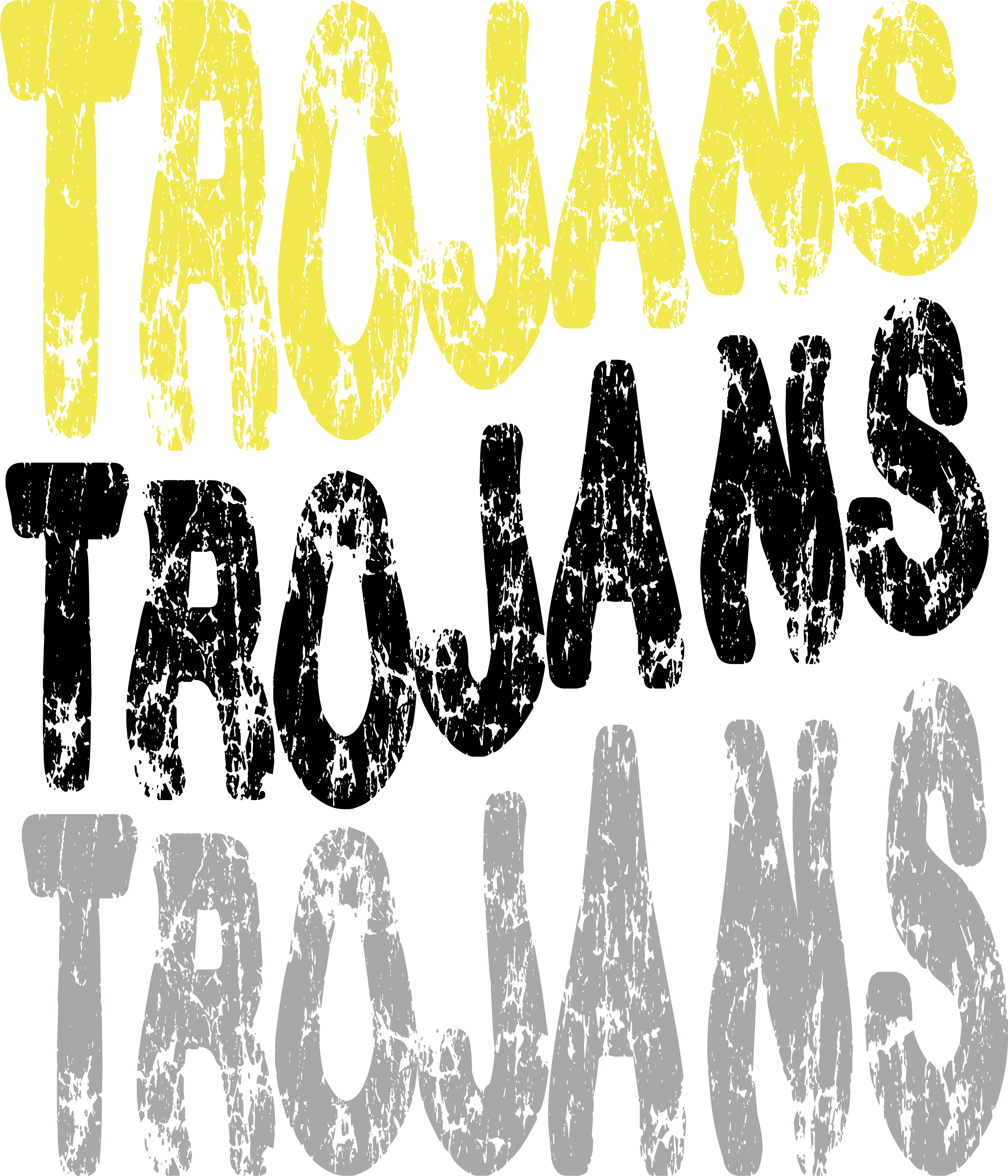 Trojans X 3 logo T-Shirt - Trojans X 3 logo T-Shirt - Image 1 of 3