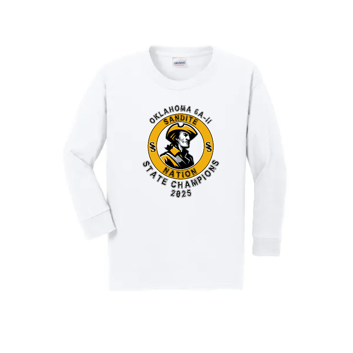 Sandite Champs classic Youth Long Sleeve T-Shirt. - Sandite Champs classic Youth Long Sleeve T-Shirt. - Image 1 of 4