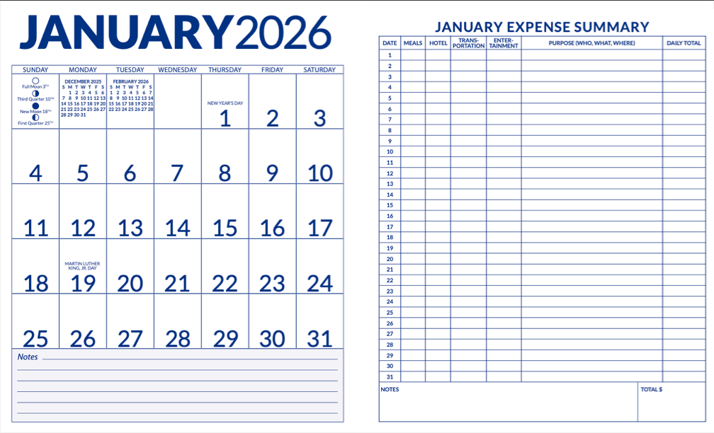 8 1/2" x 10" Weekly Real Estate Planner - 8 1/2" x 10" Weekly Real Estate Planner - Image 3 of 3