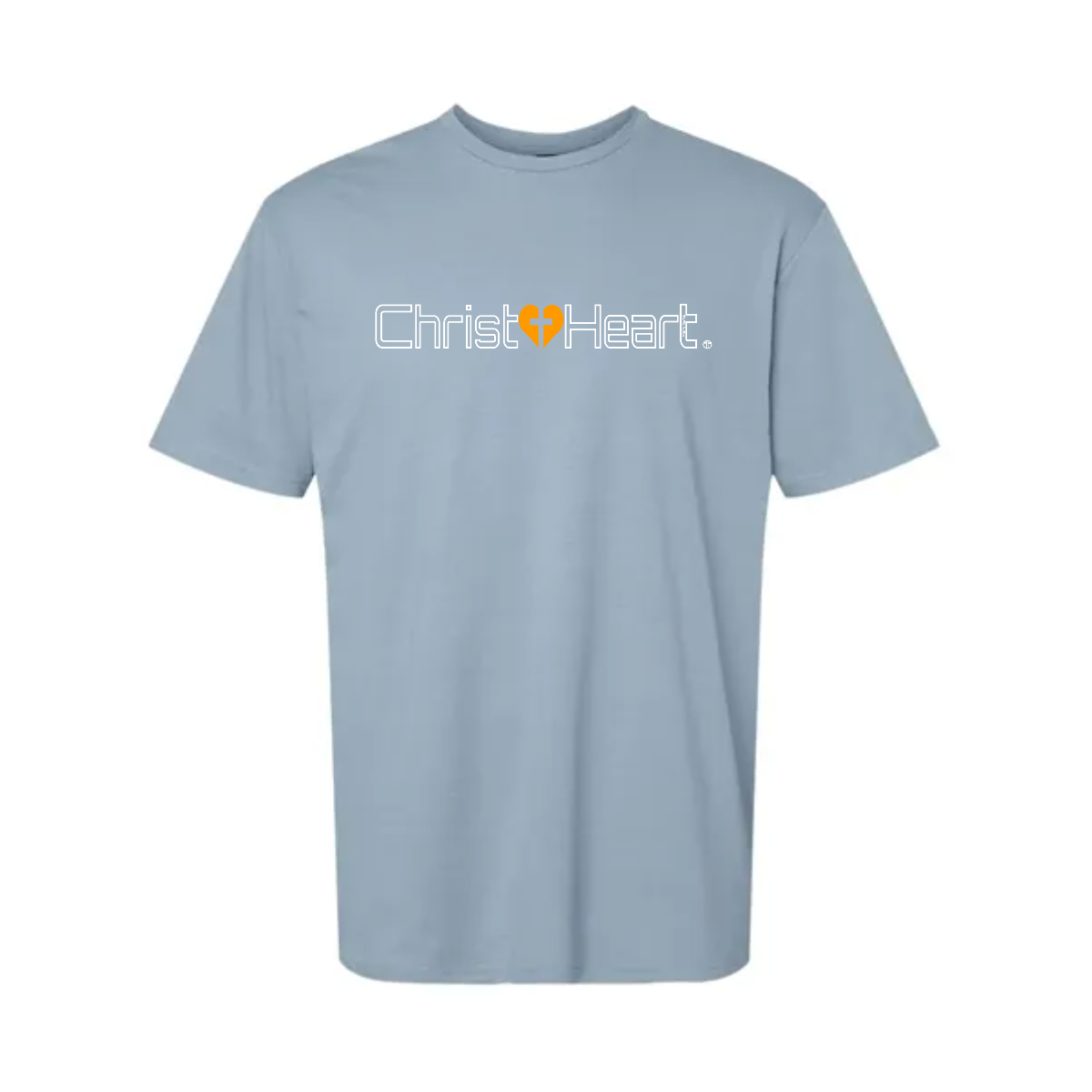 T-Shirt / Christ+Heart White Outline Logo - T-Shirt / Christ+Heart White Outline Logo - Image 1 of 5
