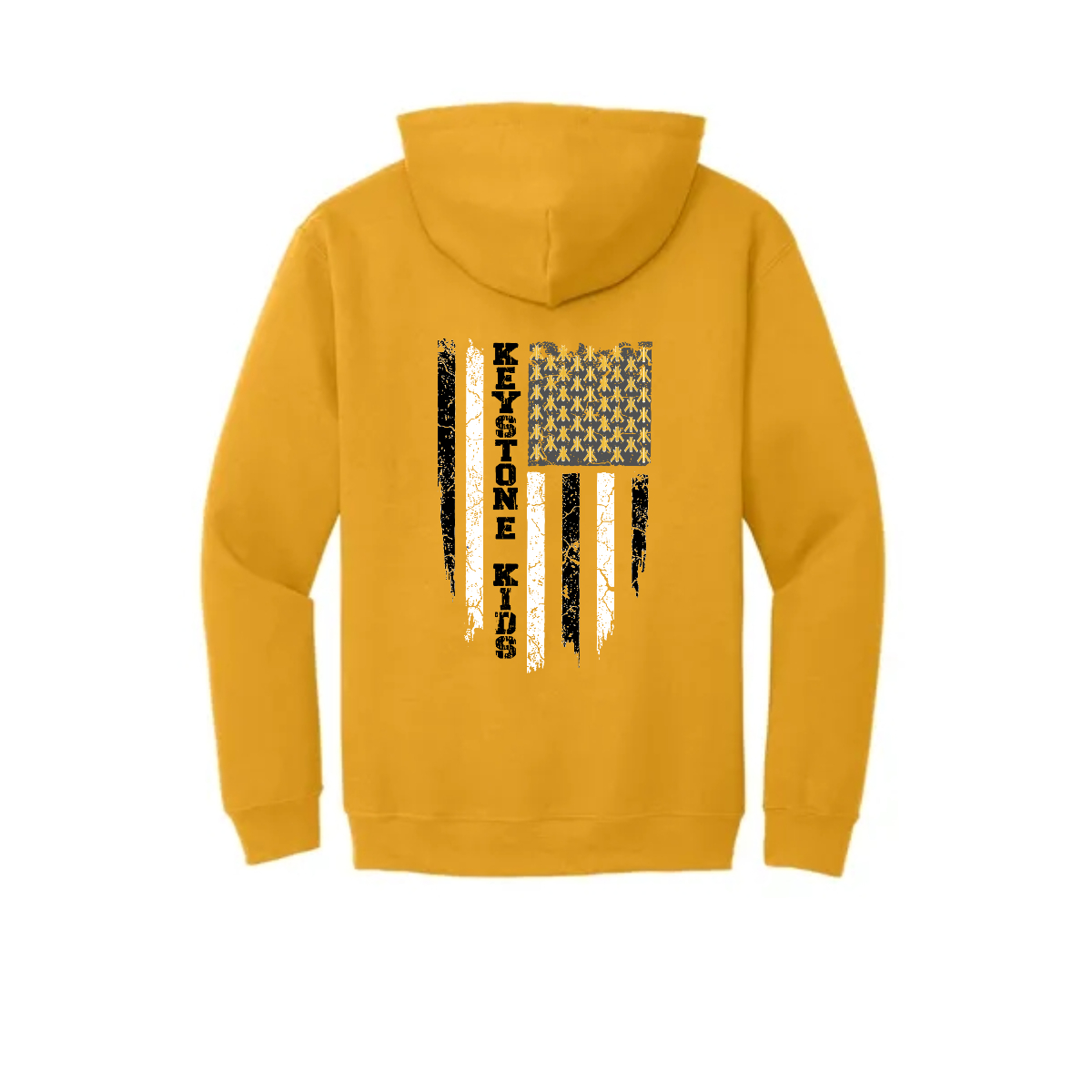 Adult KK Flag Hooded Sweatshirt. - Adult KK Flag Hooded Sweatshirt. - Image 4 of 7