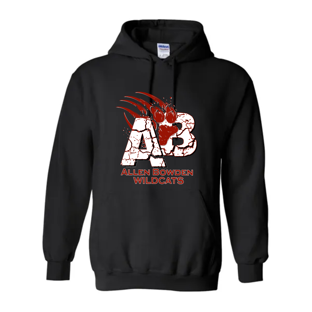 Wildcat Paw Hooded Sweatshirt - Wildcat Paw Hooded Sweatshirt - Image 2 of 4