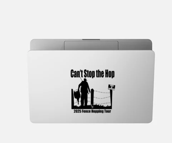 Cant Stop the Hop UTV DECAL 6X6