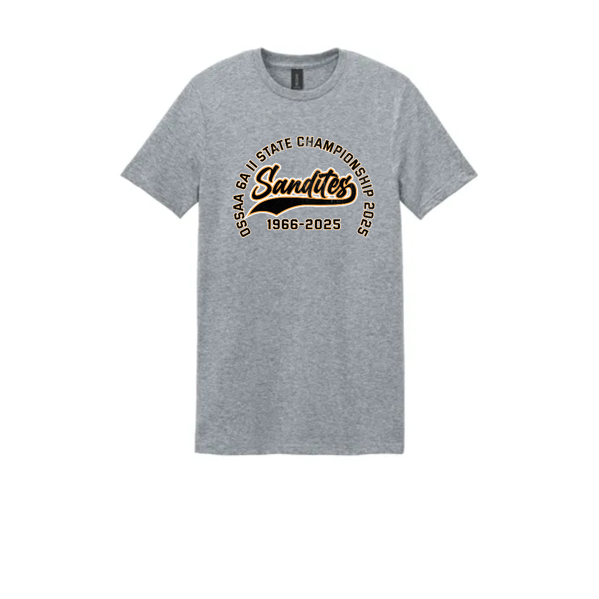 Sandites State Championship 66-25 Adult T-shirt - Sandites State Championship 66-25 Adult T-shirt - Image 4 of 4