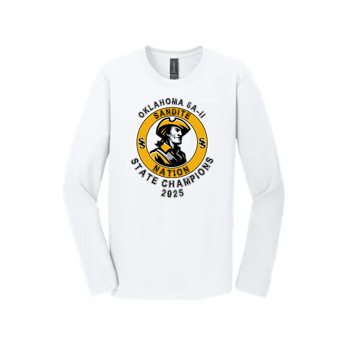 Adult SS Champs Classic Long Sleeve T-Shirt. - Adult SS Champs Classic Long Sleeve T-Shirt. - Image 3 of 3