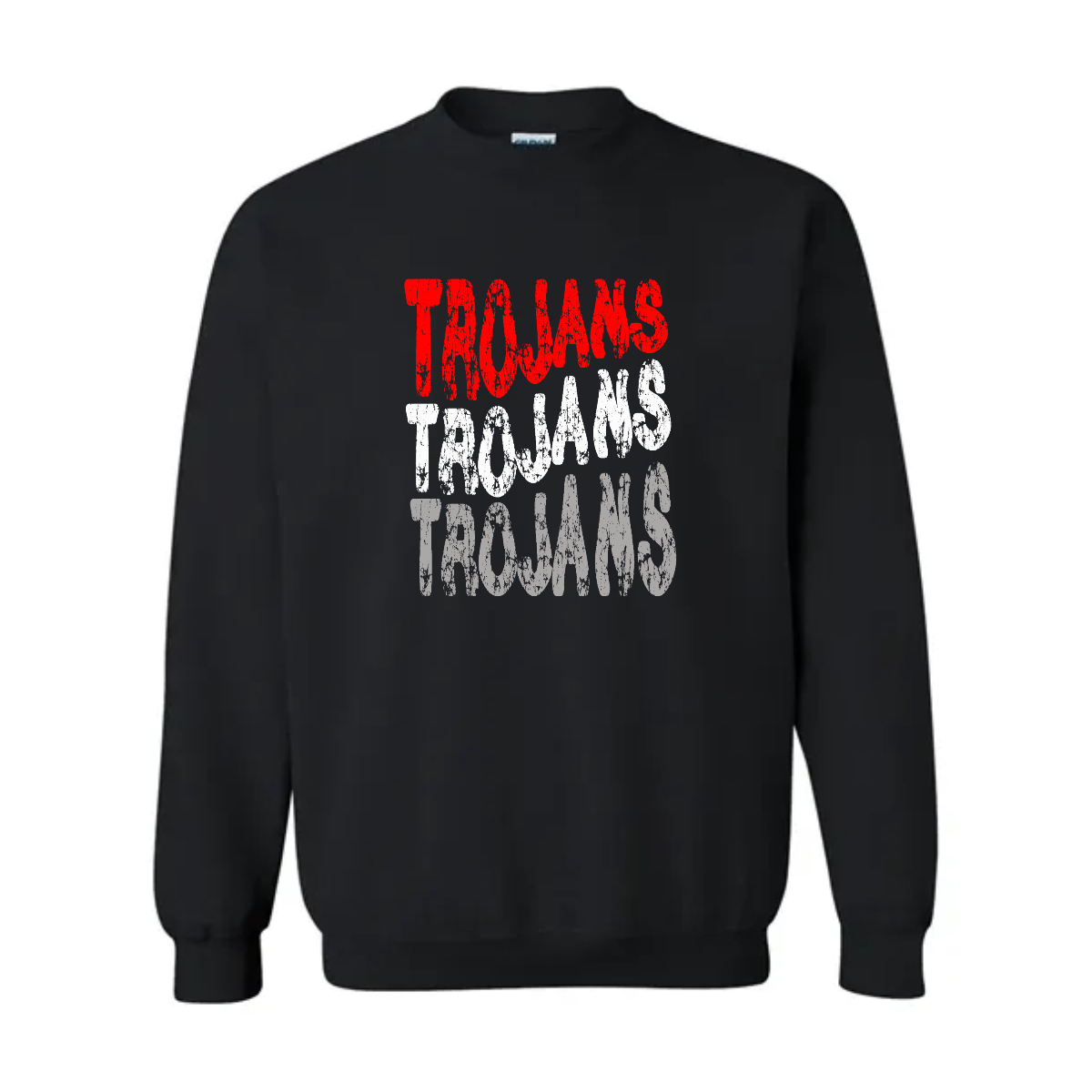 Adult TrojansX3 Crew Sweatshirt - Adult TrojansX3 Crew Sweatshirt - Image 1 of 3