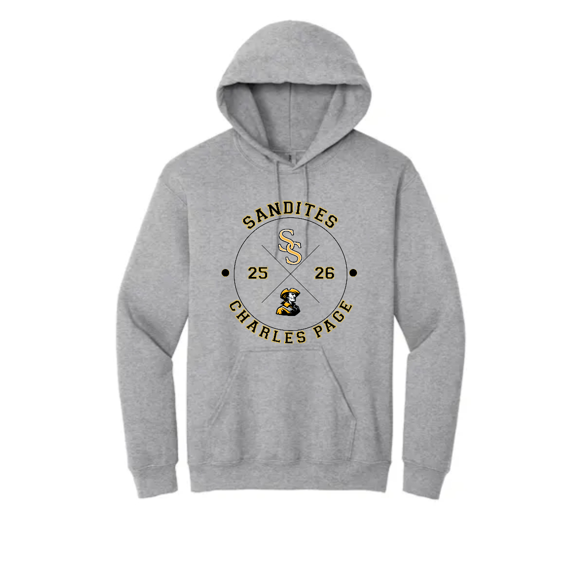 Sandite Classic Adult Hooded Sweatshirt. - Sandite Classic Adult Hooded Sweatshirt. - Image 0 of 3