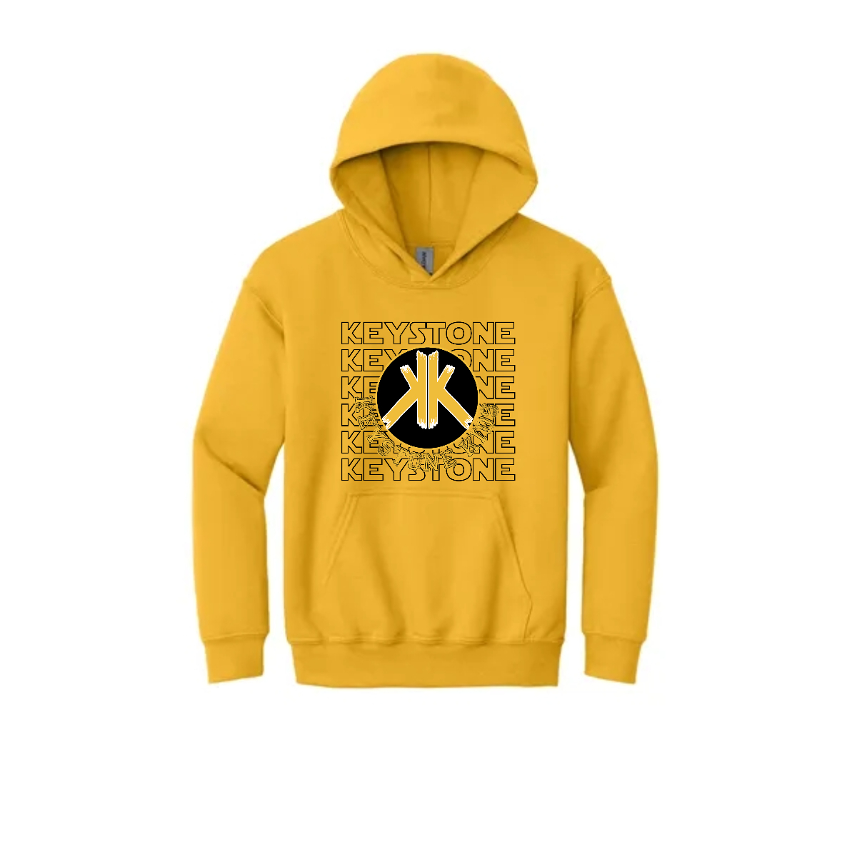 Youth KK Stacked Hooded Sweatshirt. - Youth KK Stacked Hooded Sweatshirt. - Image 0 of 2