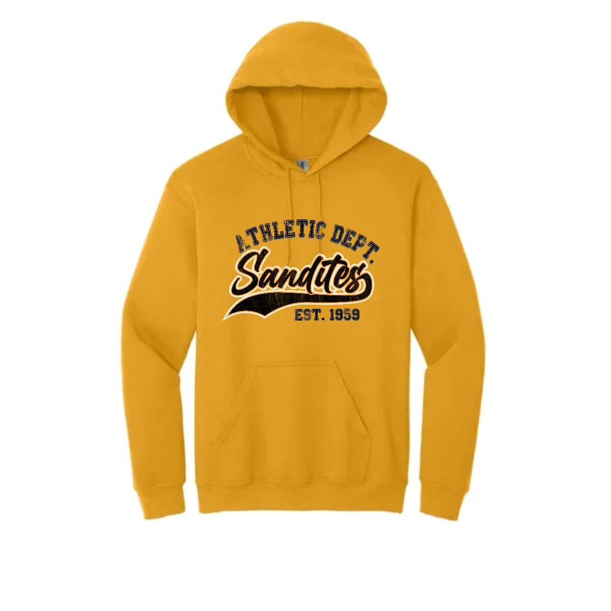Sandite Athletic Dept Adult Hooded Sweatshirt. - Sandite Athletic Dept Adult Hooded Sweatshirt. - Image 0 of 3