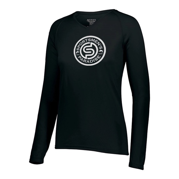 Augusta Sportswear Women's Long Sleeve V-Neck - Augusta Sportswear Women's Long Sleeve V-Neck - Image 0 of 8