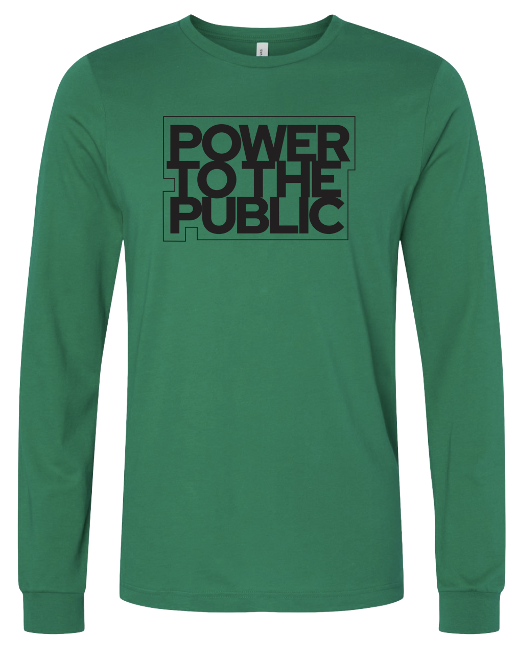 Power to the Public Unisex Jersey Long Sleeve Tee - Power to the Public Unisex Jersey Long Sleeve Tee - Image 0 of 0