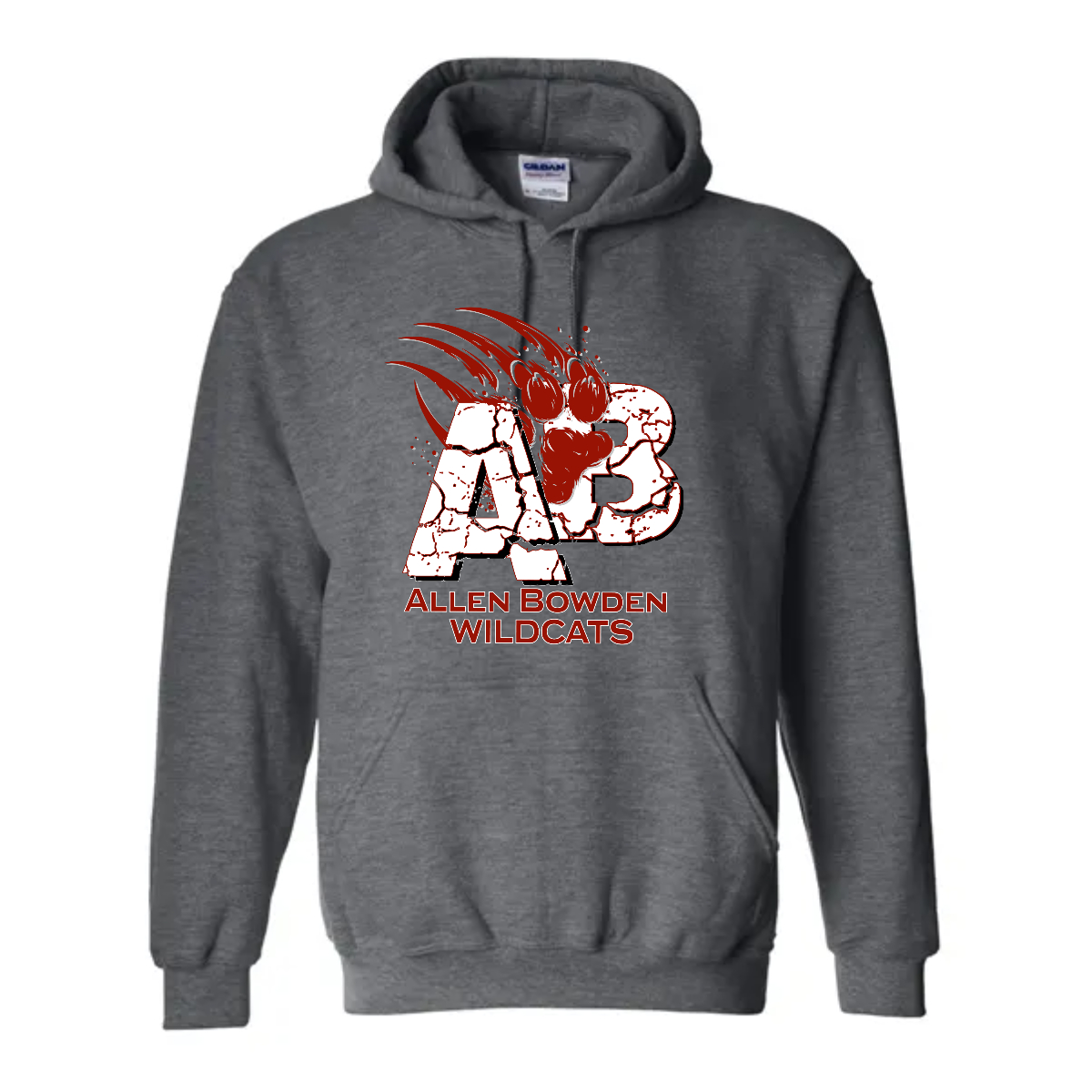 Wildcat Paw Hooded Sweatshirt - Wildcat Paw Hooded Sweatshirt - Image 4 of 4