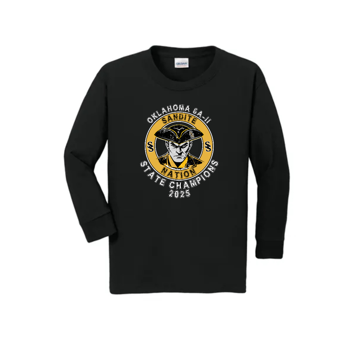 Youth Sandite Champs focus Long Sleeve T-Shirt. - Youth Sandite Champs focus Long Sleeve T-Shirt. - Image 3 of 4