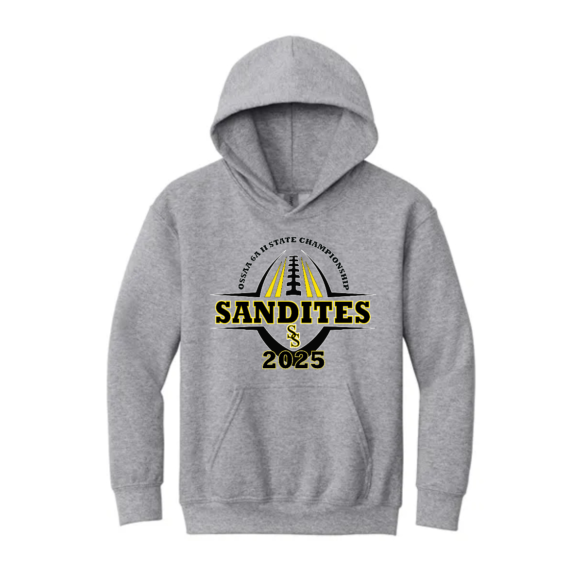 Sandite Championship Youth Hooded Sweatshirt. - Sandite Championship Youth Hooded Sweatshirt. - Image 0 of 2
