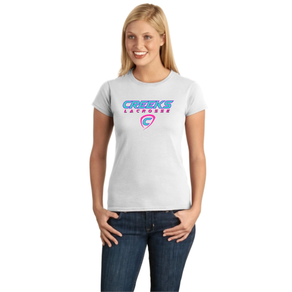 Creeks Softstyle Women's T-Shirt. - Creeks Softstyle Women's T-Shirt. - Image 2 of 3