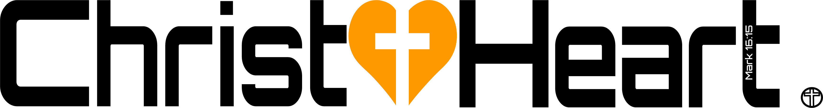 Christ+Heart Black Logo Performance T-Shirt - Christ+Heart Black Logo Performance T-Shirt - Image 1 of 6