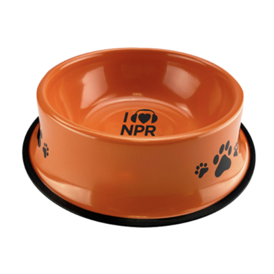 I "heart" NPR Stainless Steel Pet Bowl - I "heart" NPR Stainless Steel Pet Bowl - Image 0 of 0