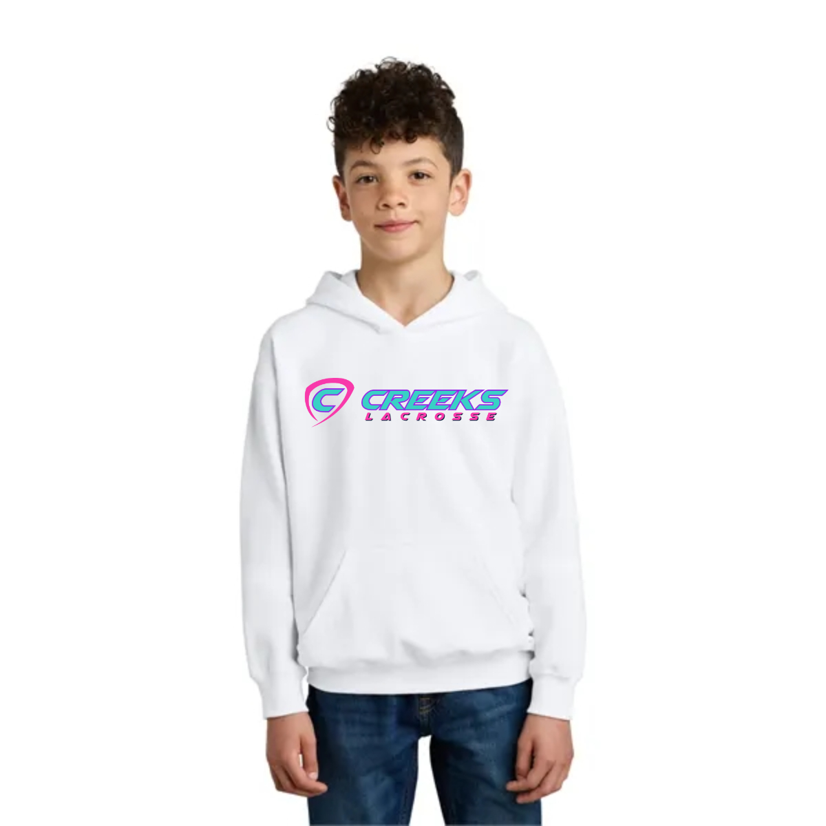 Creeks Youth Softstyle Midweight Fleece Hoodie - Creeks Youth Softstyle Midweight Fleece Hoodie - Image 1 of 2