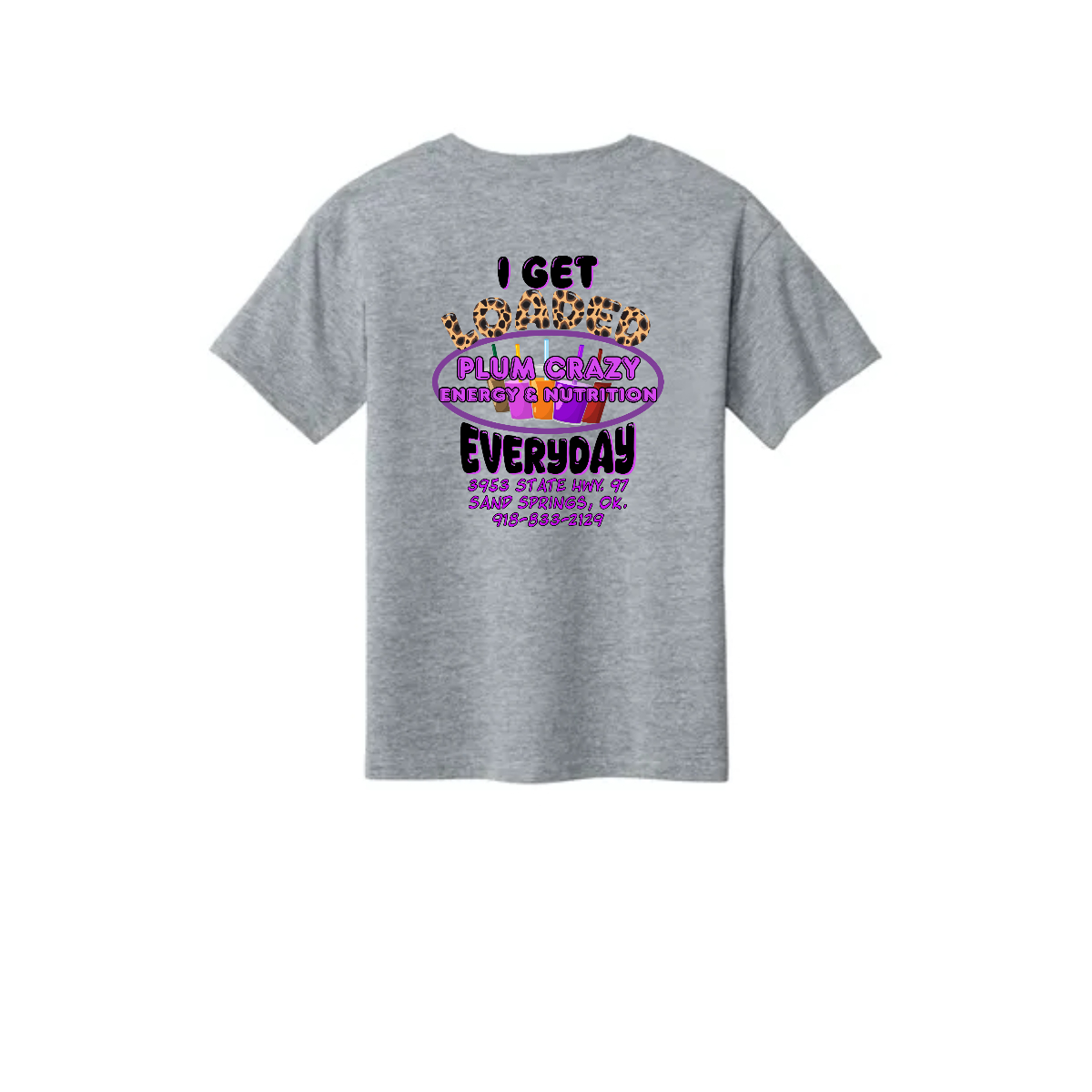 Youth Plum Crazy Nutrition T-Shirt - Youth Plum Crazy Nutrition T-Shirt - Image 3 of 6