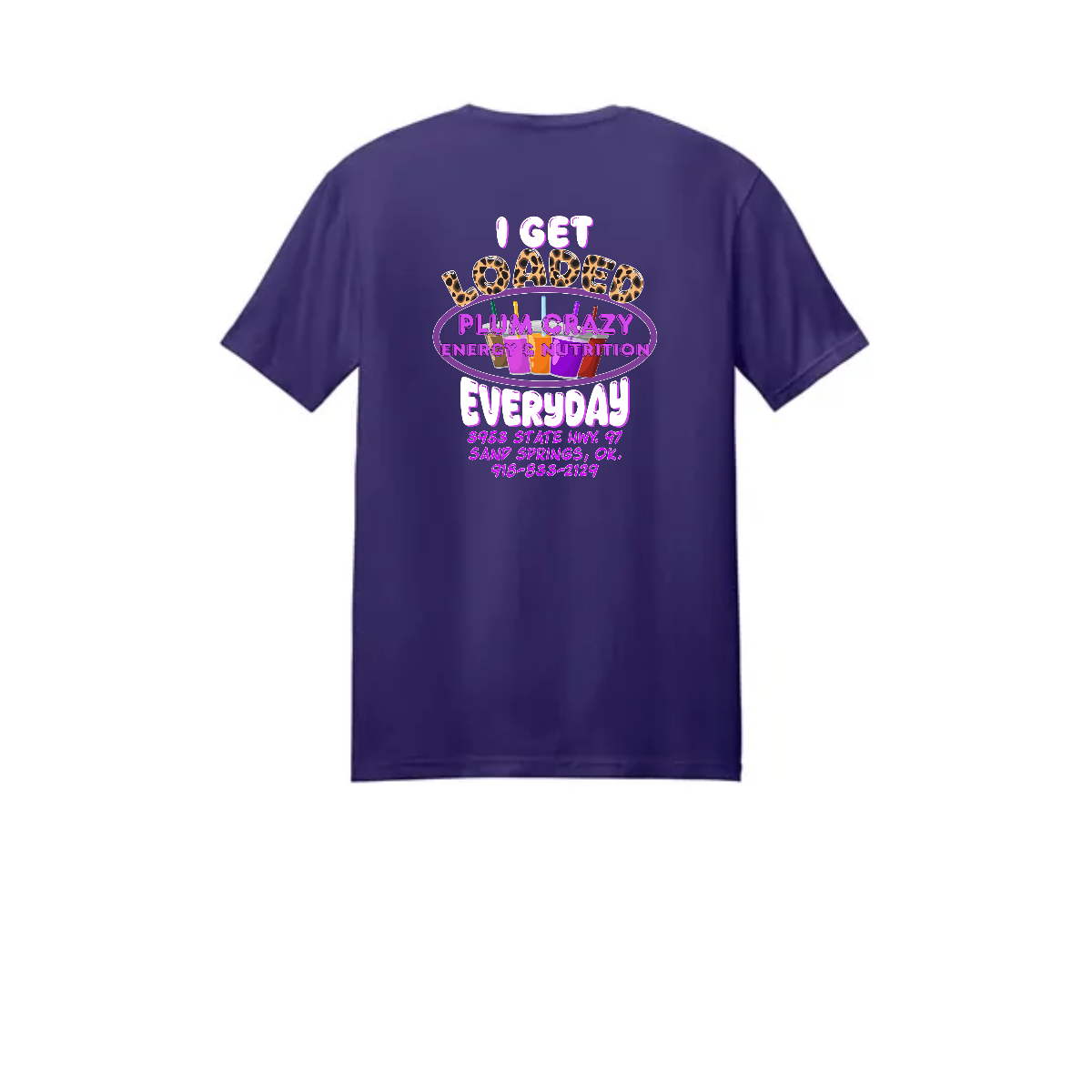Adult Plum Crazy Nutrition T-Shirt - Adult Plum Crazy Nutrition T-Shirt - Image 0 of 6