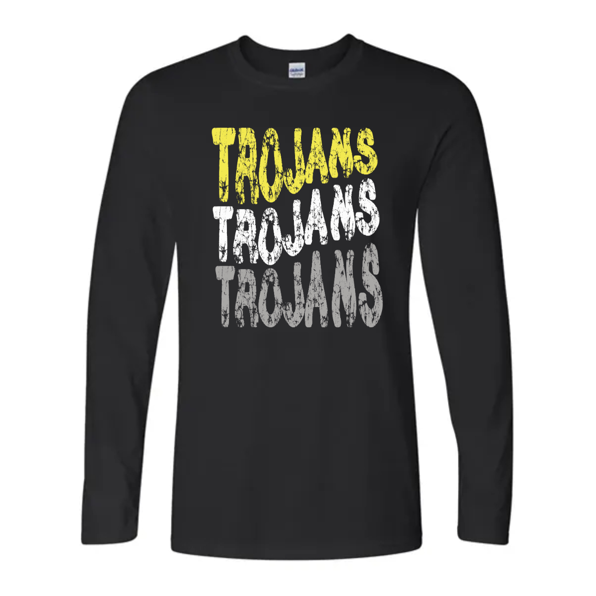 Trojans x3 Logo Long Sleeve T-Shirt - Trojans x3 Logo Long Sleeve T-Shirt - Image 0 of 3