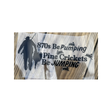 Pine Cricket Be Jumping Decal