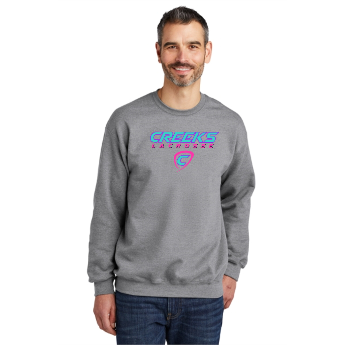 Creeks Softstyle Crewneck Sweatshirt - Creeks Softstyle Crewneck Sweatshirt - Image 1 of 2