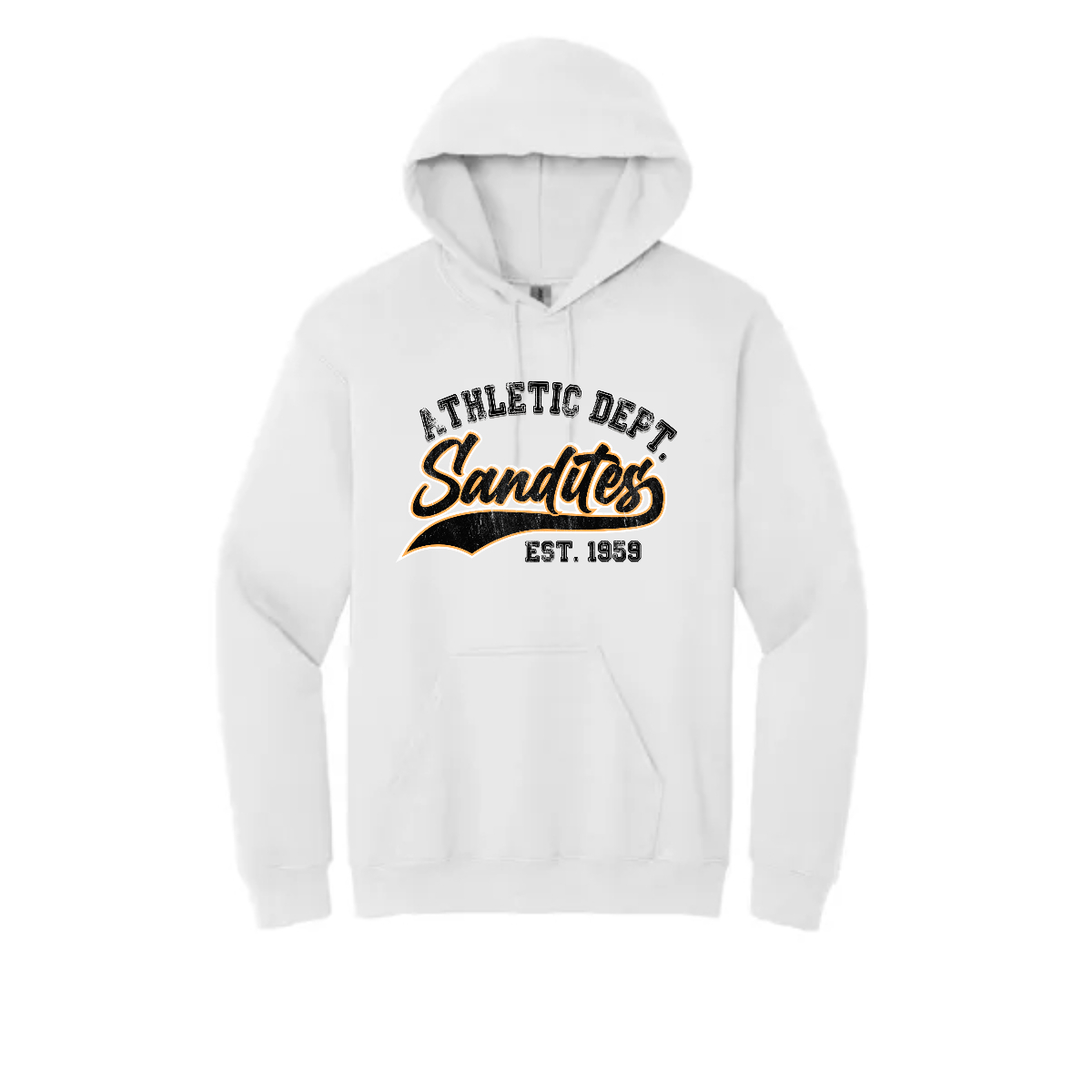 Sandite Athletic Dept Adult Hooded Sweatshirt. - Sandite Athletic Dept Adult Hooded Sweatshirt. - Image 3 of 3