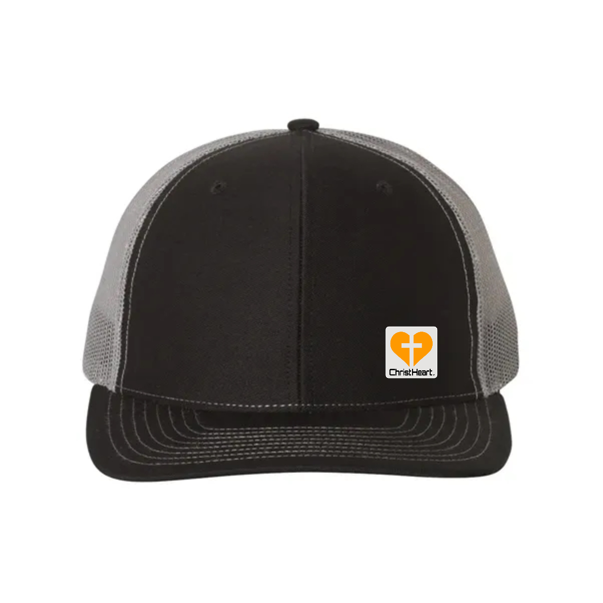 Christ+Heart Embroidered Richardson 112 Snapback Trucker Cap - Christ+Heart Embroidered Richardson 112 Snapback Trucker Cap - Image 4 of 4