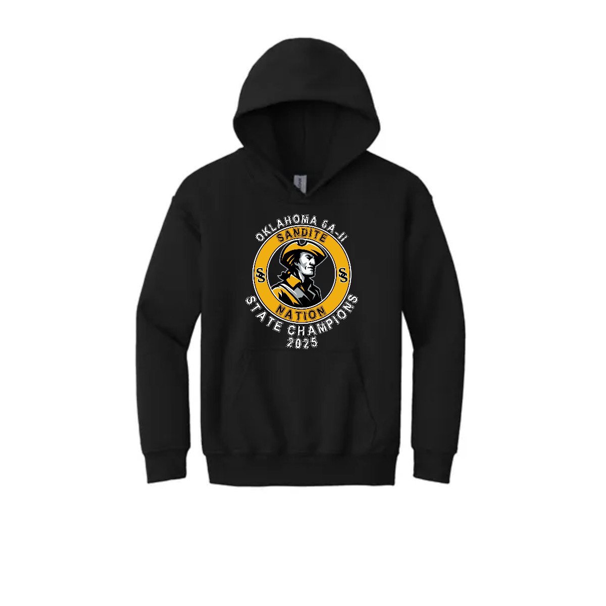 Youth Sandite Champs classic Hooded Sweatshirt. - Youth Sandite Champs classic Hooded Sweatshirt. - Image 2 of 3