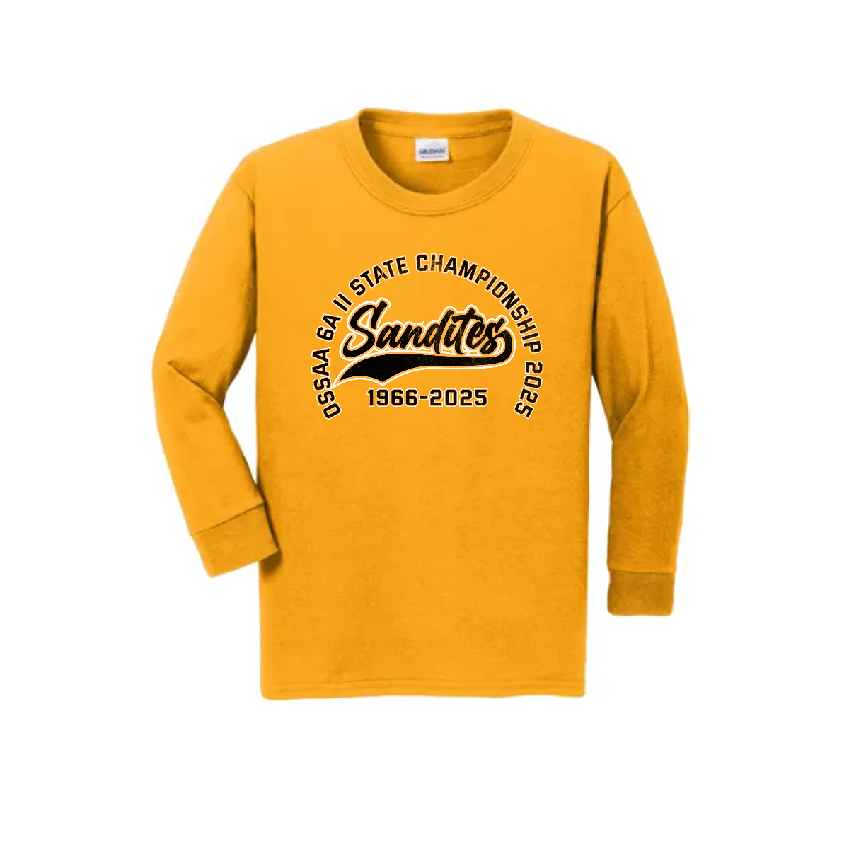 Sandite Championship 2 Youth Long Sleeve T-Shirt. - Sandite Championship 2 Youth Long Sleeve T-Shirt. - Image 1 of 3