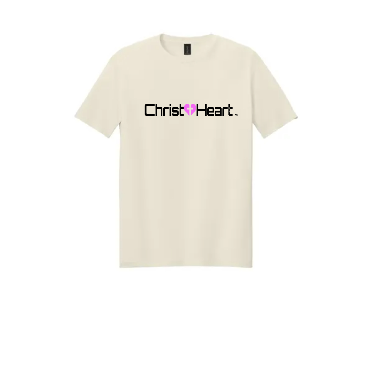 Christ+Heart Pink Black T-Shirt. - Christ+Heart Pink Black T-Shirt. - Image 2 of 5