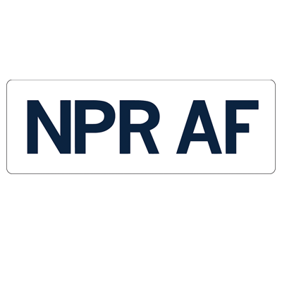 NPR AF Vinyl Sticker - NPR AF Vinyl Sticker - Image 0 of 0