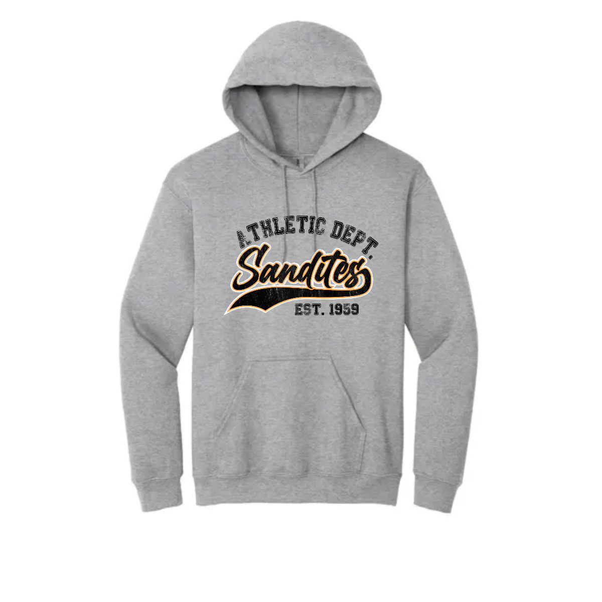 Sandite Athletic Dept Adult Hooded Sweatshirt. - Sandite Athletic Dept Adult Hooded Sweatshirt. - Image 1 of 3