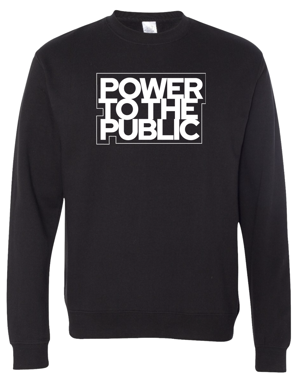 Power to the Public Unisex Crewneck Sweatshirt - Power to the Public Unisex Crewneck Sweatshirt - Image 0 of 0