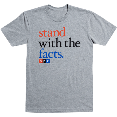 NPR Stand with the Facts Uni-Sex Jersey Tee - NPR Stand with the Facts Uni-Sex Jersey Tee - Image 0 of 0