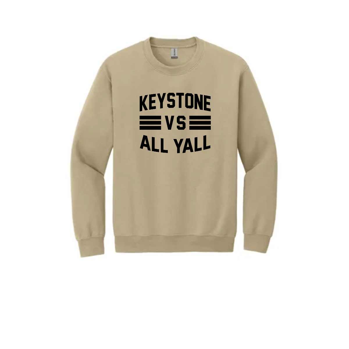 Adult KK Vs All Yall Puff Crewneck Sweatshirt. - Adult KK Vs All Yall Puff Crewneck Sweatshirt. - Image 3 of 4