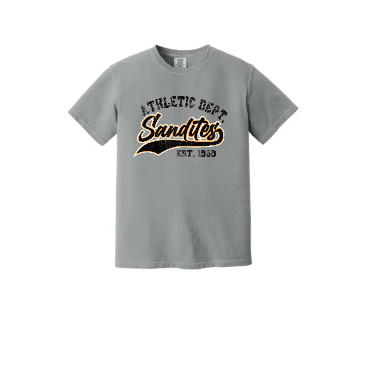 Sandite Ath Dept COMFORT COLORS Adult Tee. - Sandite Ath Dept COMFORT COLORS Adult Tee. - Image 2 of 3