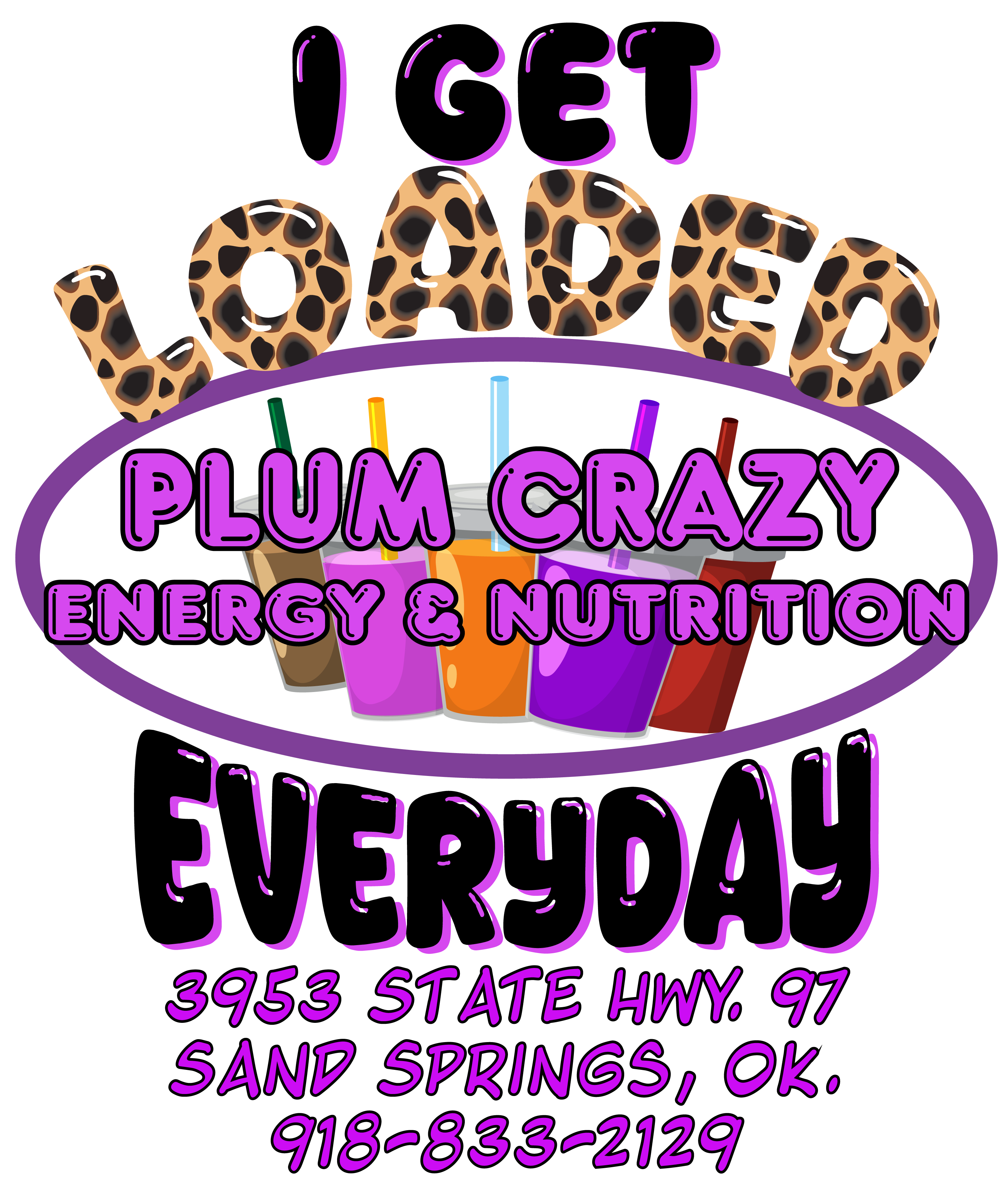 Adult Plum Crazy Nutrition T-Shirt - Adult Plum Crazy Nutrition T-Shirt - Image 2 of 6