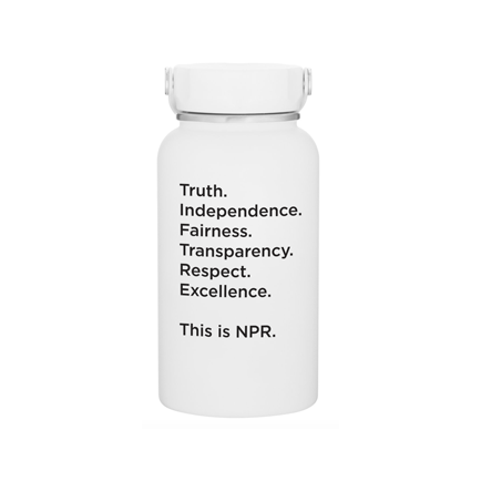 NPR Word List Water Bottle - NPR Word List Water Bottle - Image 0 of 0