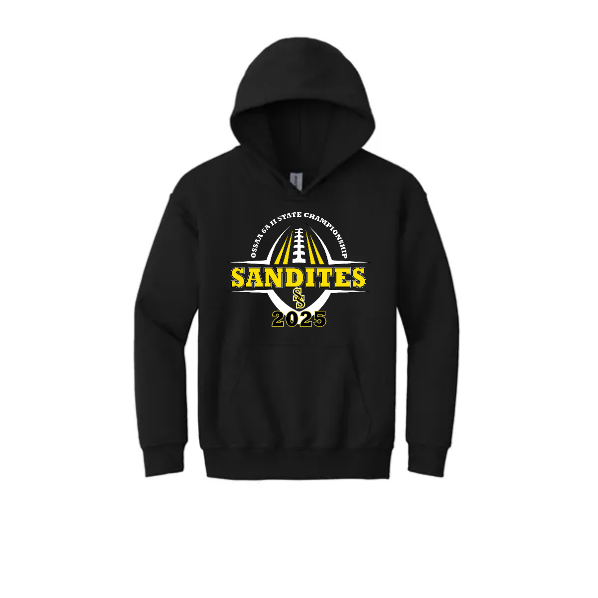 Sandite Championship Youth Hooded Sweatshirt. - Sandite Championship Youth Hooded Sweatshirt. - Image 2 of 2