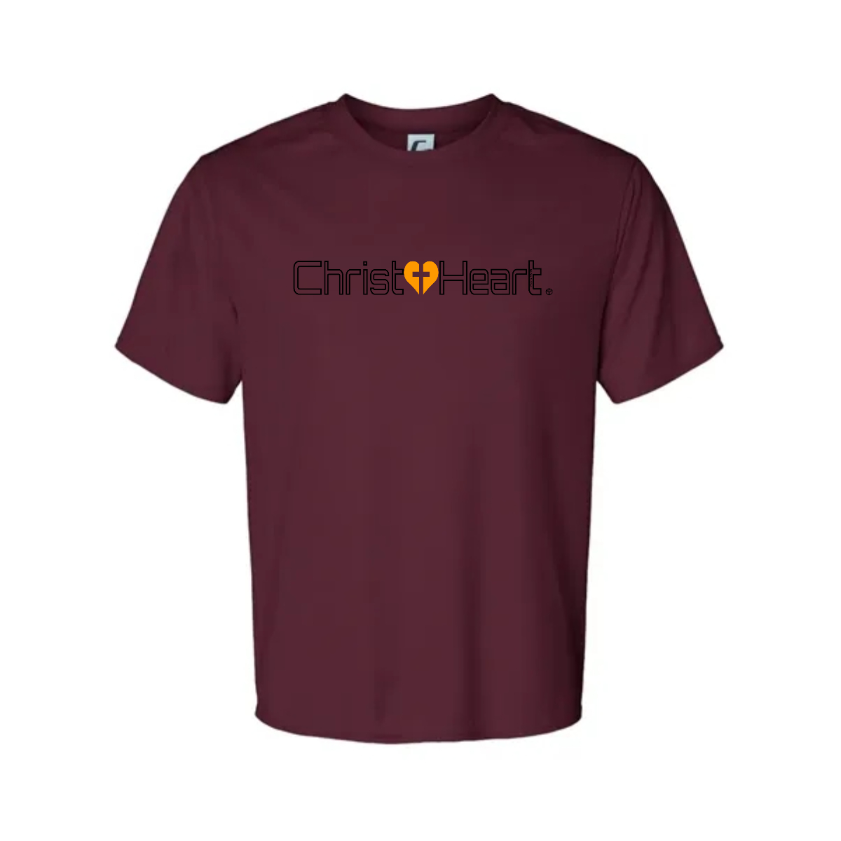 T-shirt / Christ+Heart Black Outline Performance - T-shirt / Christ+Heart Black Outline Performance - Image 4 of 6