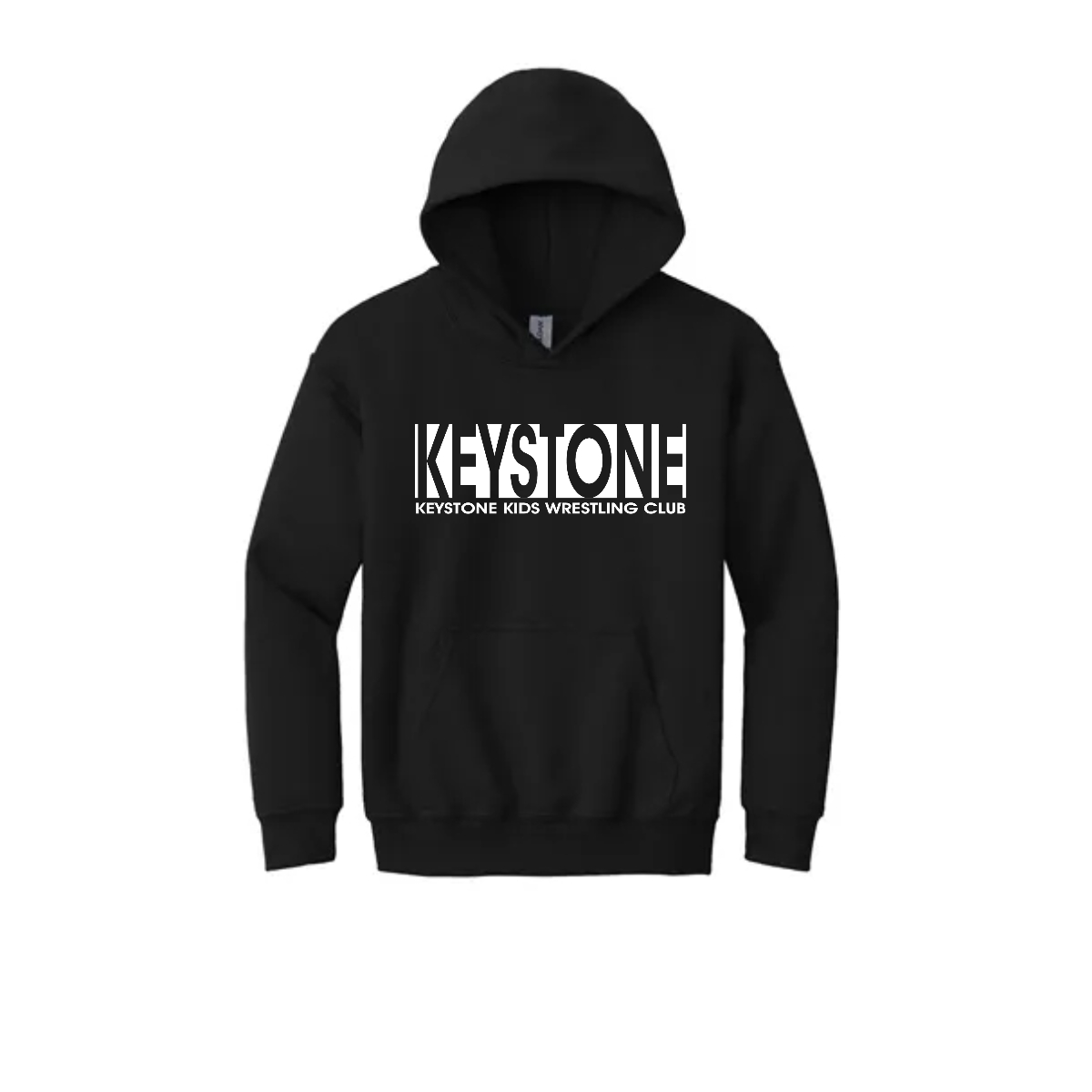 Youth Keystone Outline Hooded Sweatshirt. - Youth Keystone Outline Hooded Sweatshirt. - Image 2 of 3