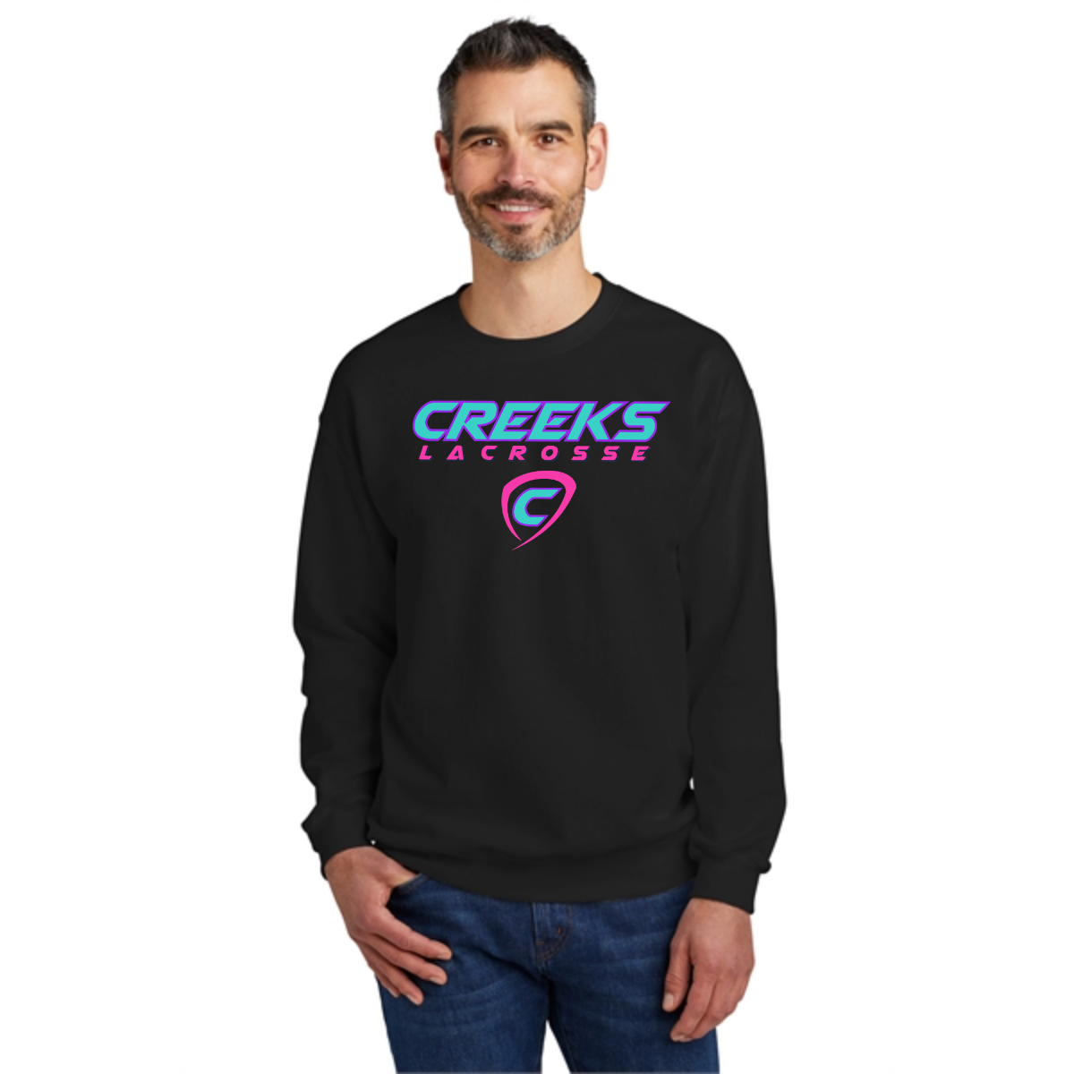 Creeks Softstyle Crewneck Sweatshirt - Creeks Softstyle Crewneck Sweatshirt - Image 2 of 2
