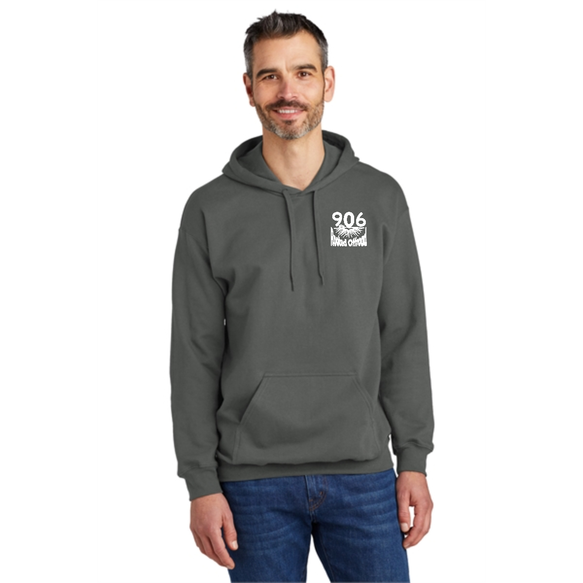 Softstyle Midweight Pullover Hooded Sweatshirt - Softstyle Midweight Pullover Hooded Sweatshirt - Image 1 of 3