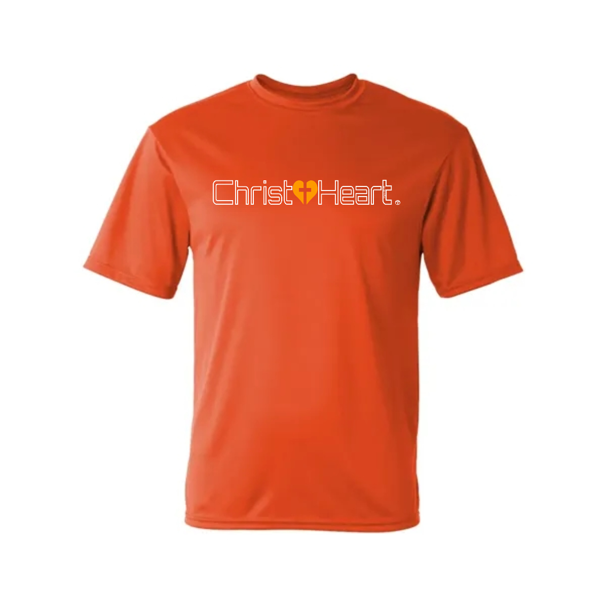 T-shirt / Christ+Heart White Outline Performance - T-shirt / Christ+Heart White Outline Performance - Image 6 of 6