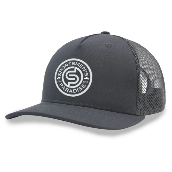 Premium 5 Panel Trucker Cap - Premium 5 Panel Trucker Cap - Image 0 of 5