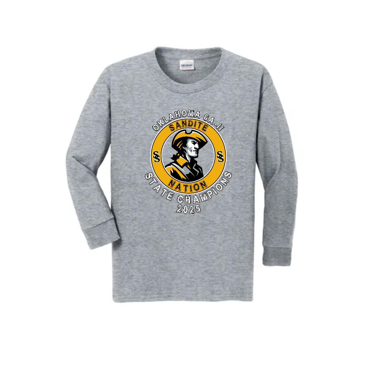 Sandite Champs classic Youth Long Sleeve T-Shirt. - Sandite Champs classic Youth Long Sleeve T-Shirt. - Image 0 of 4